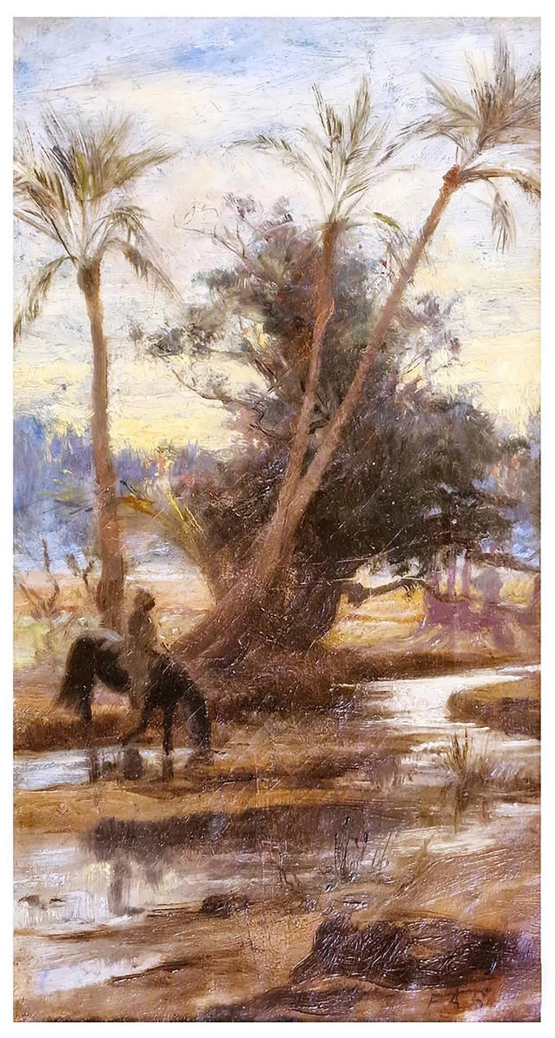 La Soste all'Oasi, 1882
